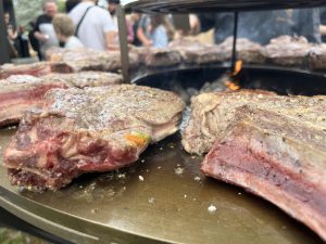 Côtes de bœuf au brasero