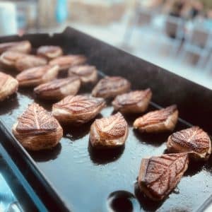 Magrets de canard au brasero